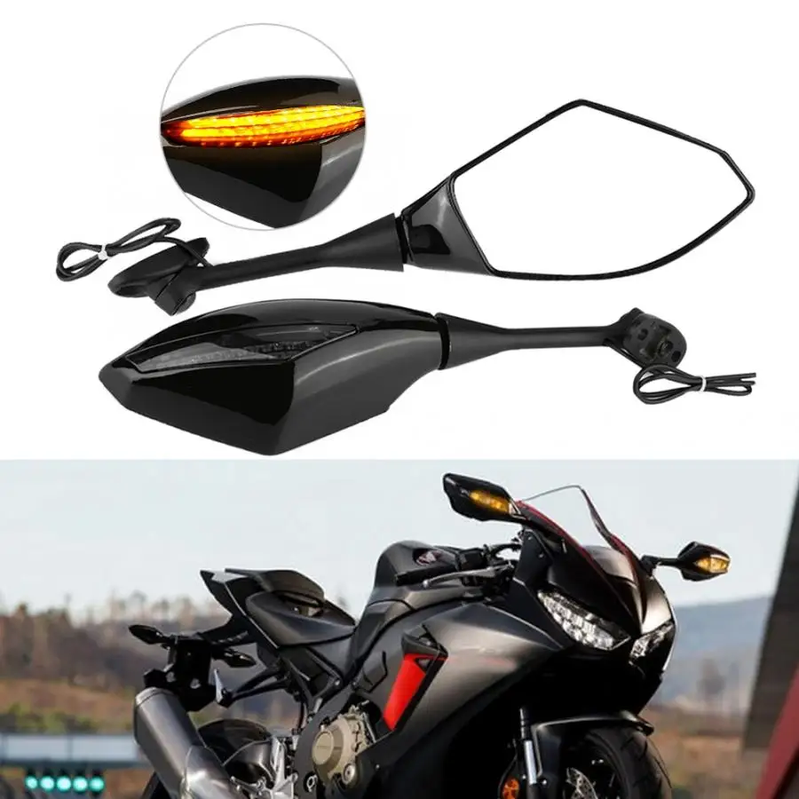 Модифицированные светодиодные поворотники для зеркала заднего вида мотоцикла
