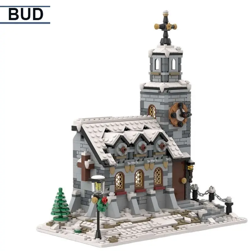 

Зима в деревне сцены Праздничные рождественские серии городской поезд оленей друзей, здание Мпц блоки Санта Клаус детские игрушки подарки ...