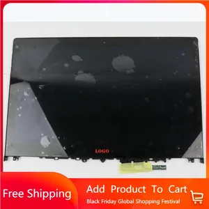 new original 15 6 laptop screen for lenovo edge 2 ‑ 1580 80qf lcd led touch screen bezel assembly frame free global shipping