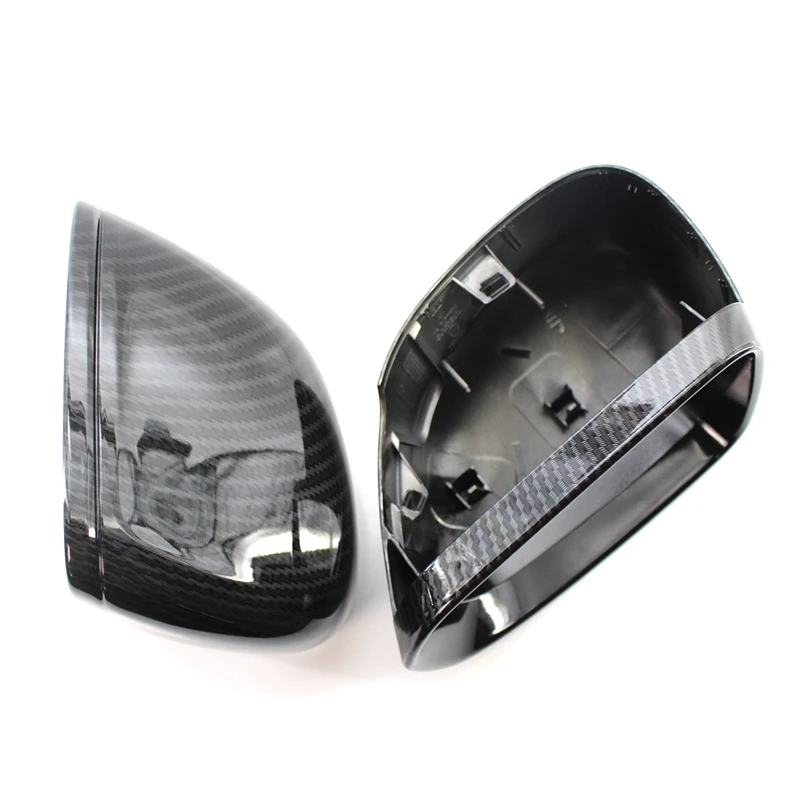 2X крышка зеркала боковой двери из углеродного волокна Накладка для Volvo XC60 2018 2020