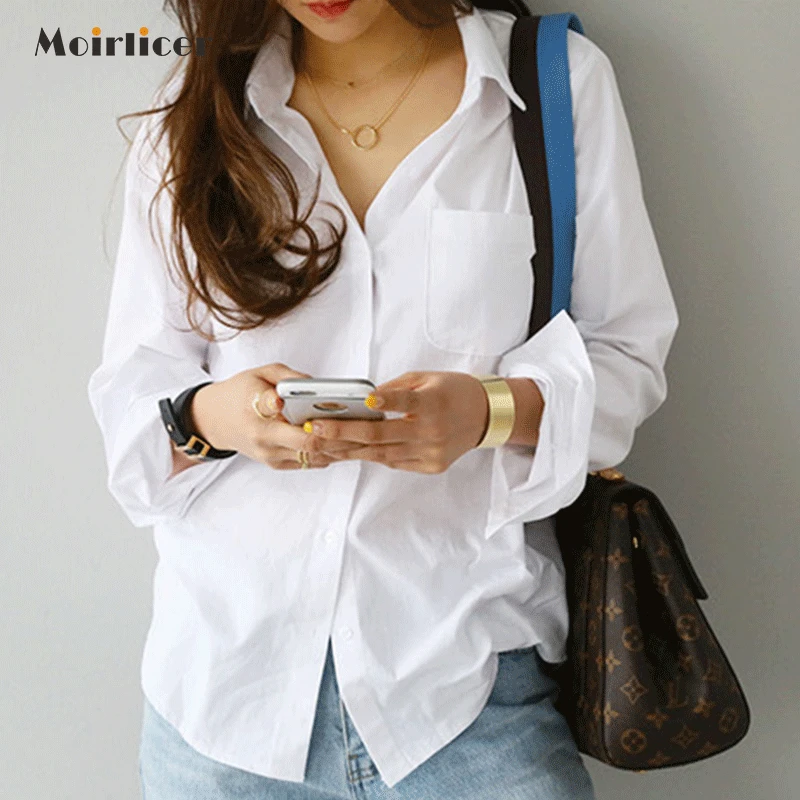 Женские рубашки и блузки 2019 женская блузка Топ с длинным рукавом повседневные