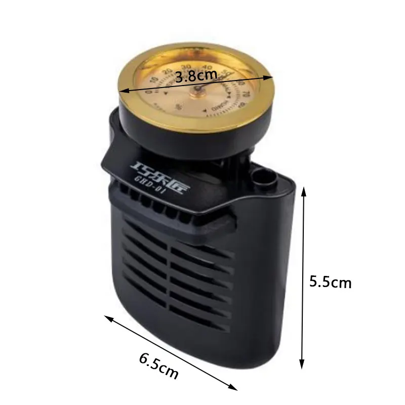 Гитарный увлажнитель Портативный гигрометром декоративные часы для ABS + металл