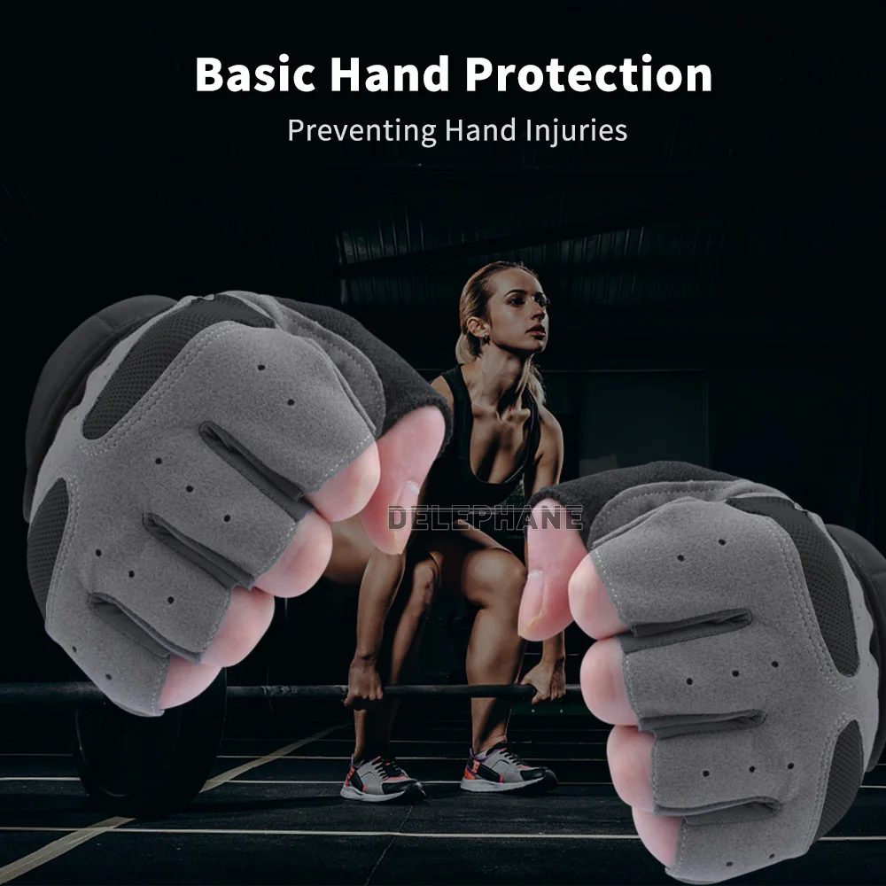 Женские спортивные перчатки без пальцев дышащие черные Мотоциклетные Перчатки