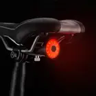 Задсветильник велосипедсветодиодный MEROCA, водонепроницаемый, IPx6, с датчиком стоп-сигнала, с USB-зарядкой