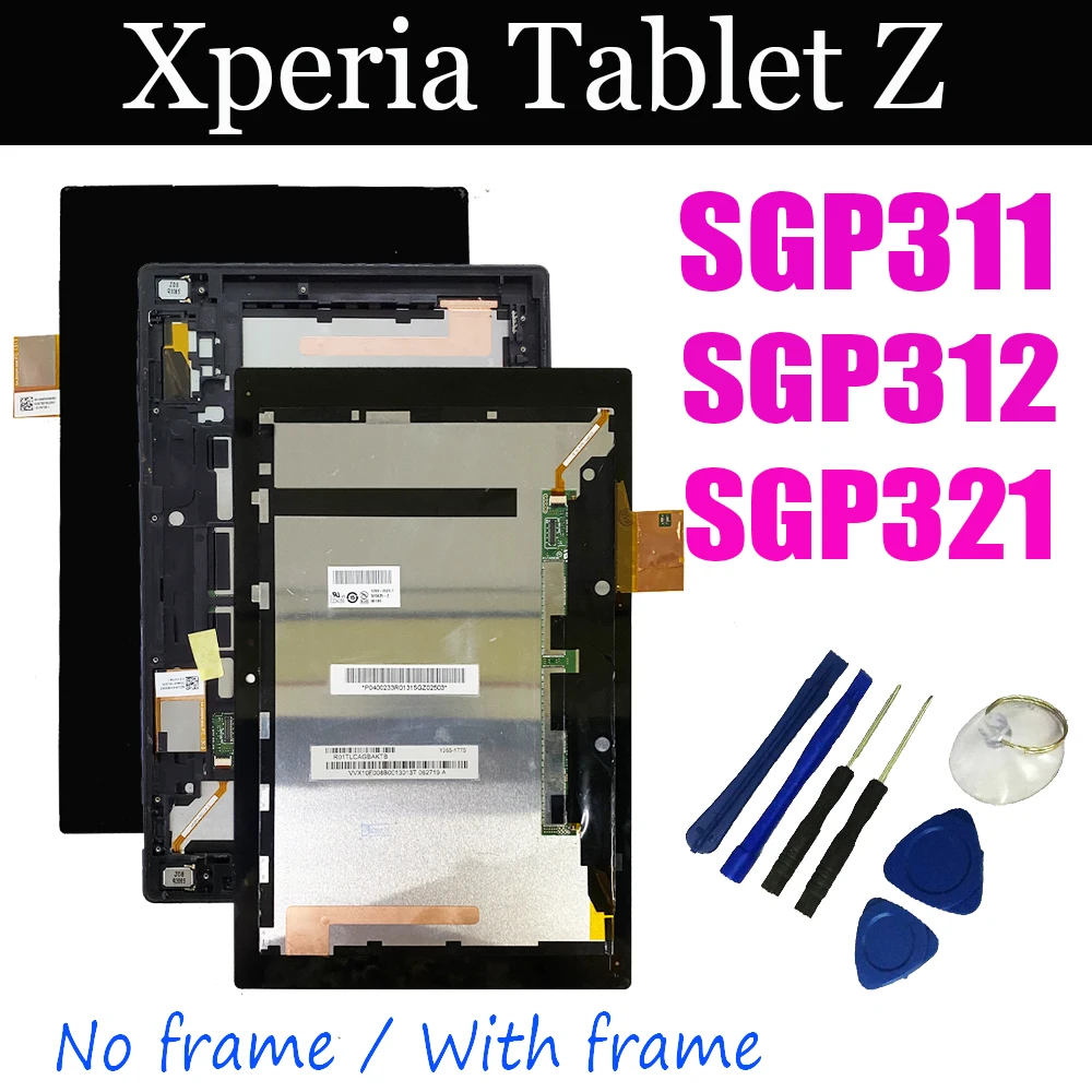 10 1 ''для sony Xperia Tablet Z SGP311 SGP312 SGP321 ЖК дисплей с сенсорным экраном дигитайзер
