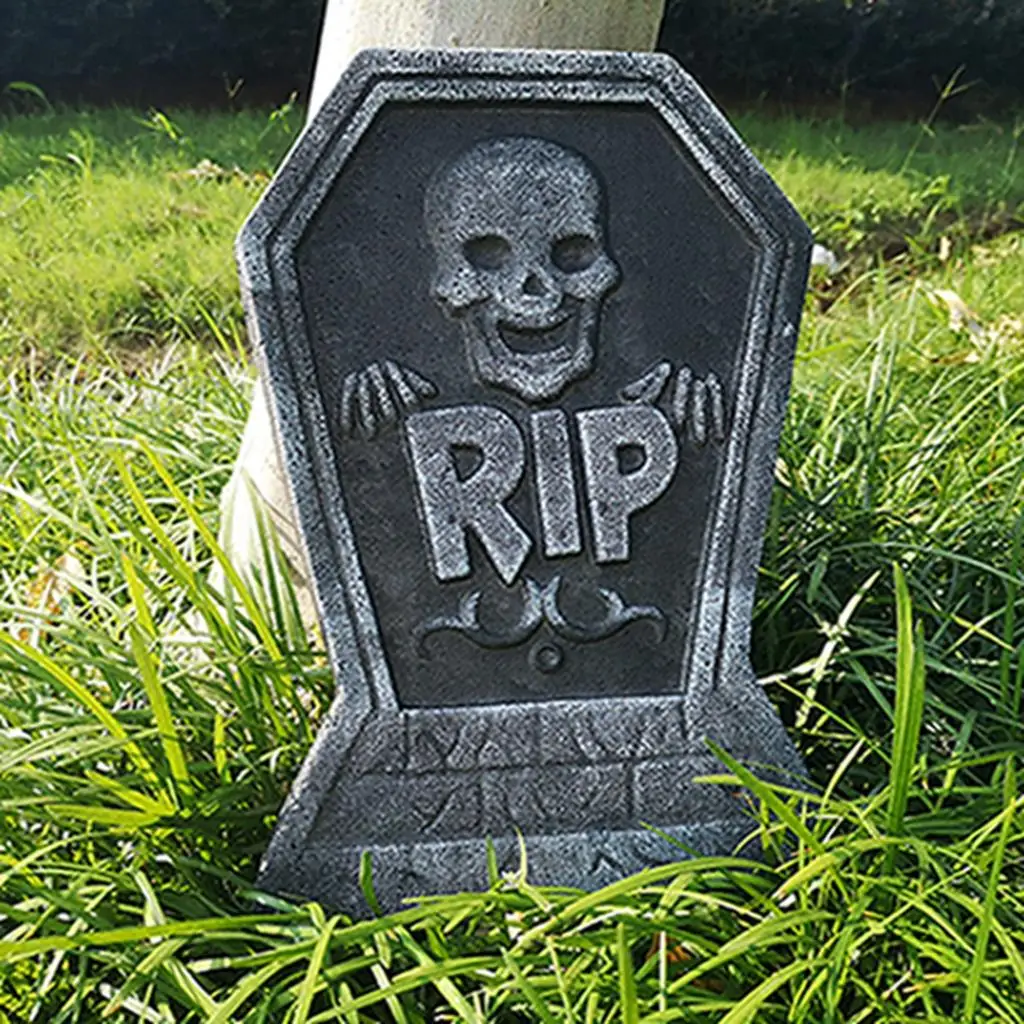 

Foam Skeleton Halloween Decorations for Home Grave Spider Bat Party Supplies Halloween Accessories Horror Props Rip Tombstone