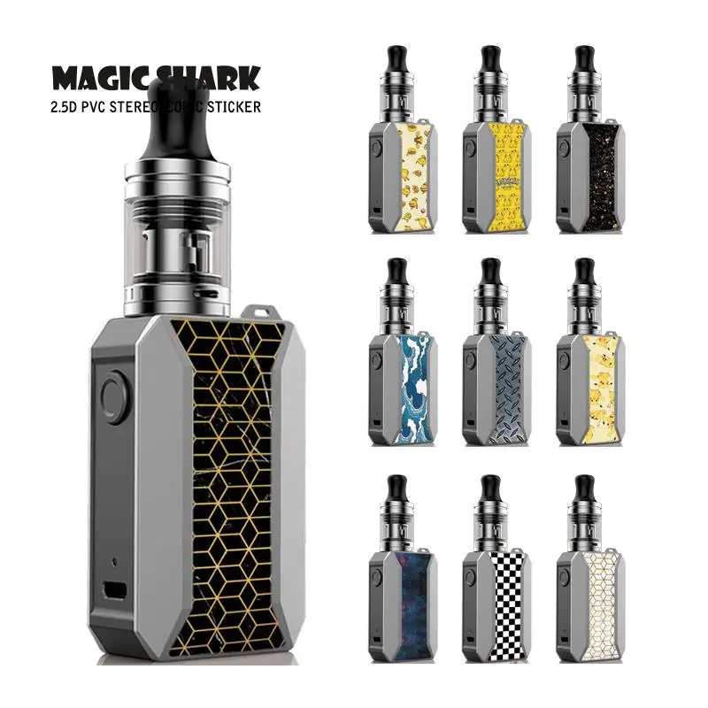 Сверхтонкий Водонепроницаемый чехол-наклейка Magic Shark Star Sky для Voopoo Drag Baby Trio 001-011 |