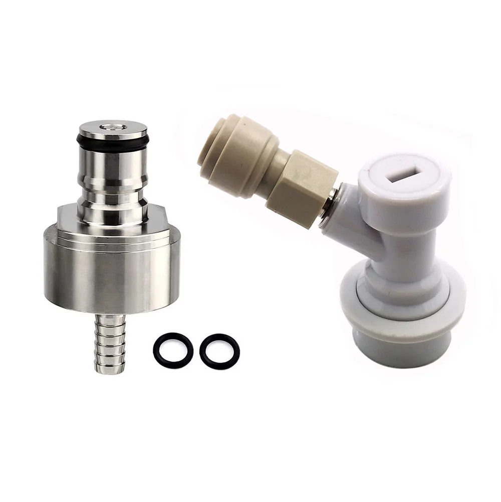 Beer HomeBrew Carbonation Cap с шариковым замком Быстрое отключение и 3/8 " 1/4" FFL пусковой