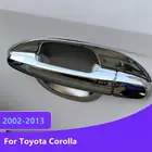 Для Toyota Corolla E120 E130 2001-2007 хромированная Автомобильная Дверная ручка Крышка Чаша отделка Стайлинг Аксессуары накладка наклейка