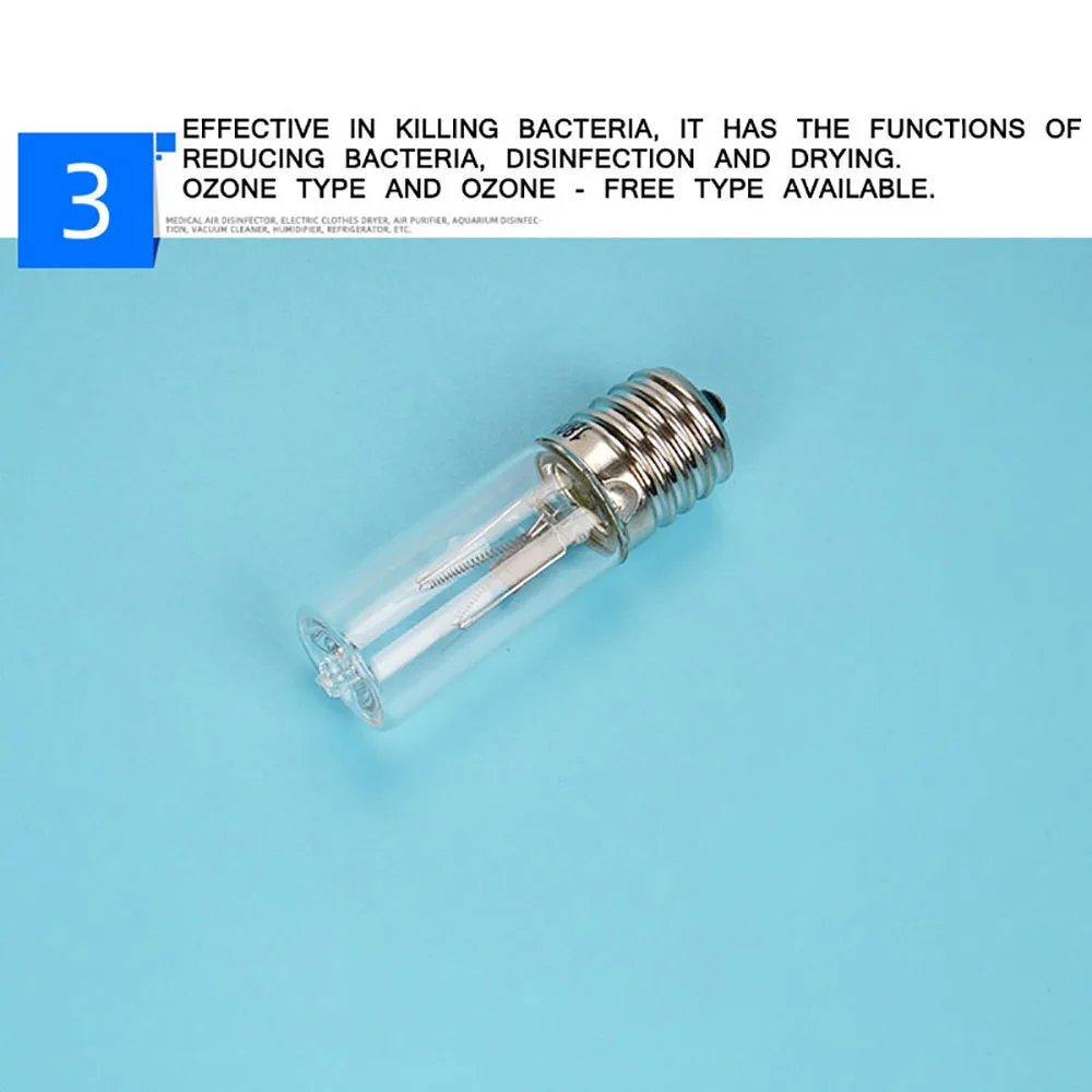 УФ бактерицидная лампа компактная UVC клещи дезинфекция озоновая кварцевая