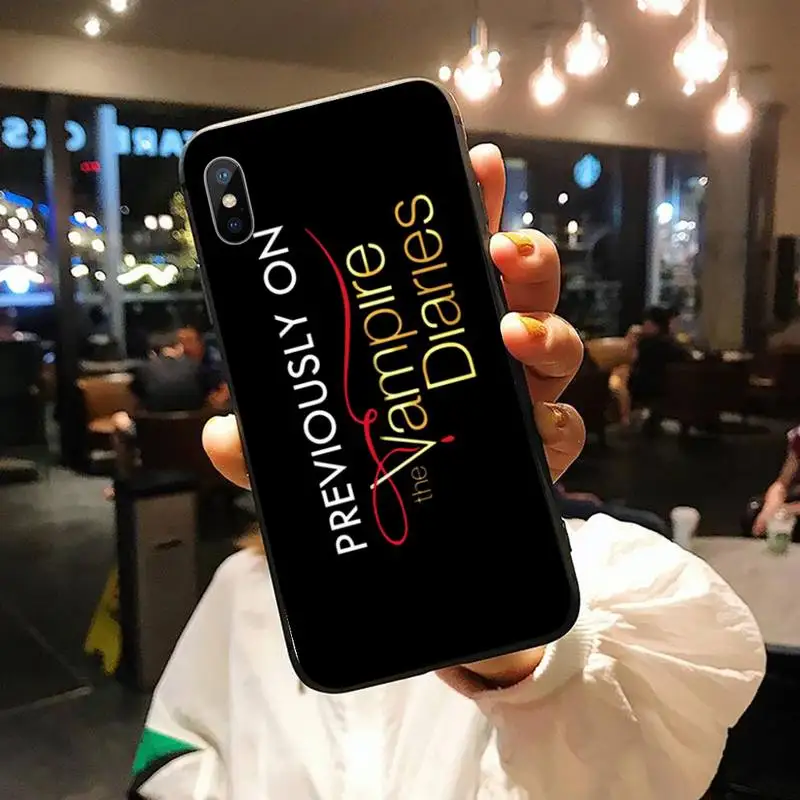

The Vampire Diaries Damon Salvatore Phone Case for iPhone 11 12 pro XS MAX 8 7 6 6S Plus X 5S SE 2020 XR
