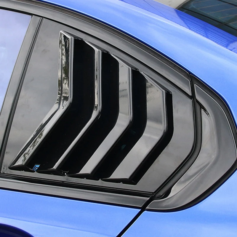 Заднее окно треугольное яркое черное для BMW G20 G28 2019 2020 320 3 серии оконные жалюзи