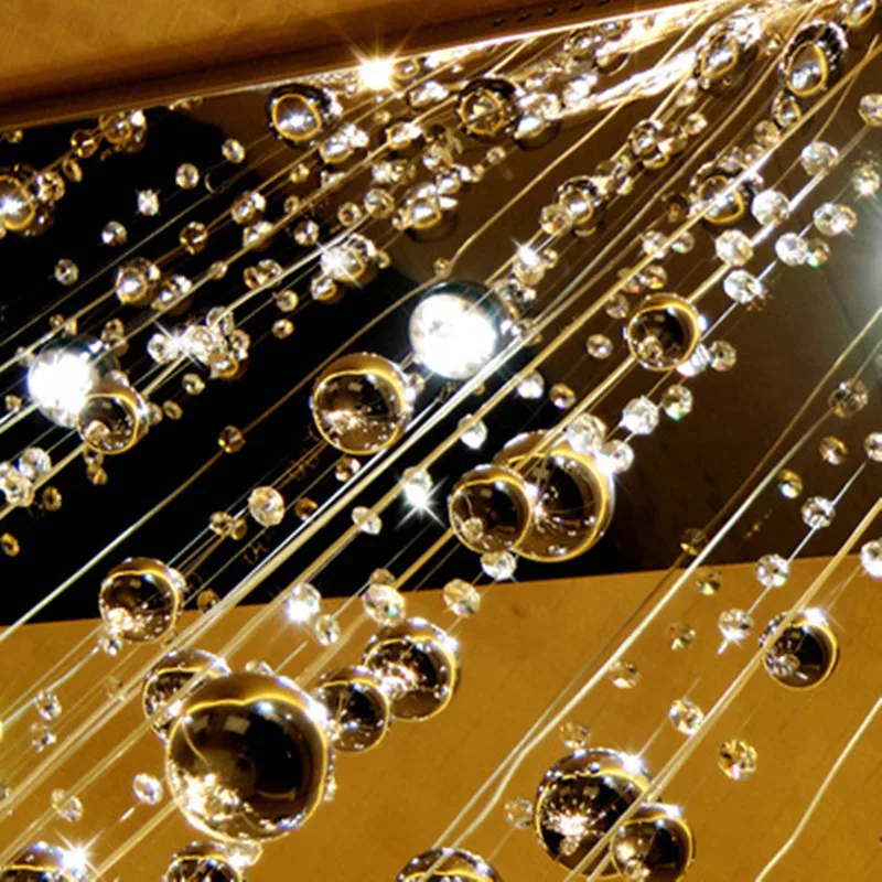 

novel creative crystal glass flying fish chandelier for restaurant living room dining room decor