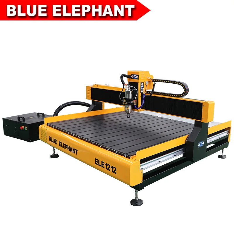 Фрезерный станок с ЧПУ Blue Elephant 1212 для гравировки и резки небольших дверей сделано
