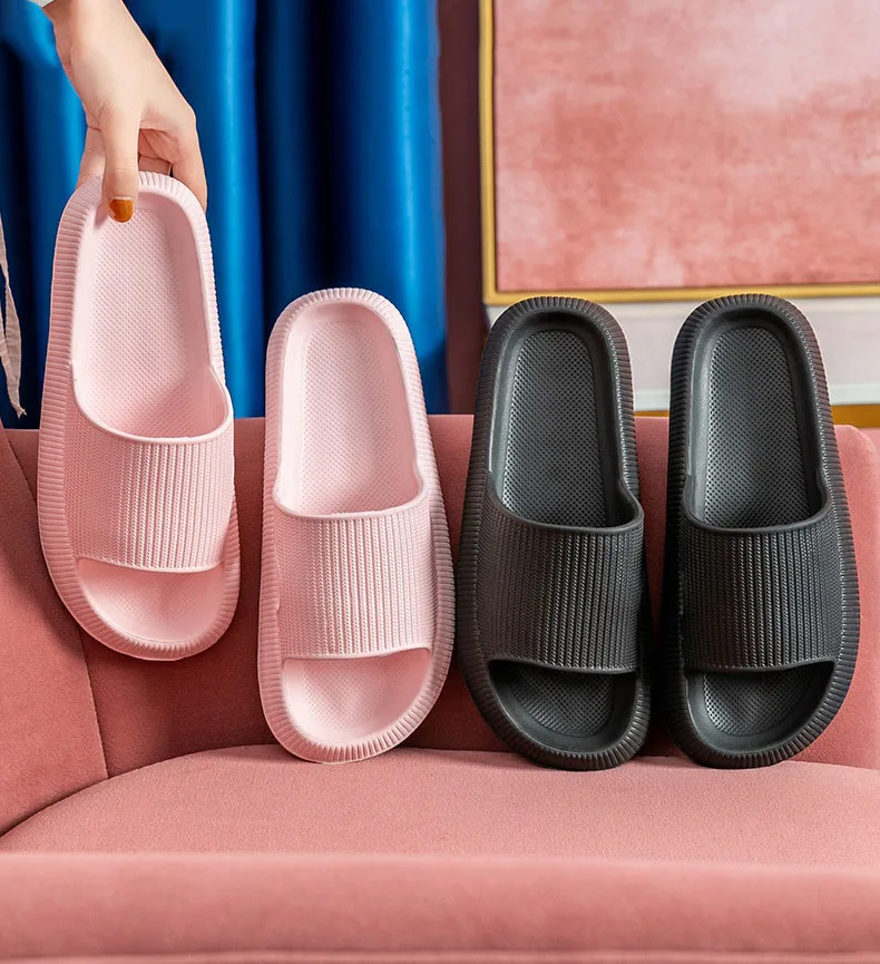 

Dropshipping Pantufas Promotion Indoor EVA Same Style Spring High Quality Soft Light Shoes 2021 Cool Slippers Womens And Mens