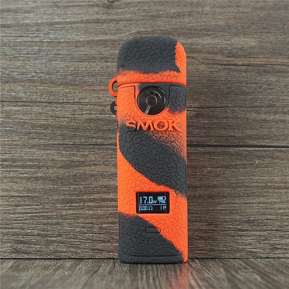 hot sale black luminous soft gel rubber silicone cover case for smok novo4 bag protector for smok novo 4 free global shipping