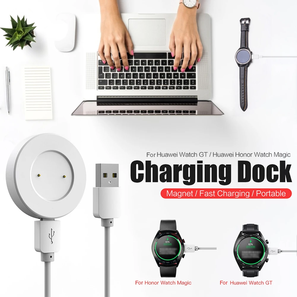 

For Huawei Watch Magic Series Smart Watch Magic Series Universal Split Magnetic Charger Type-c Charger Dock Holder Cable Cradle