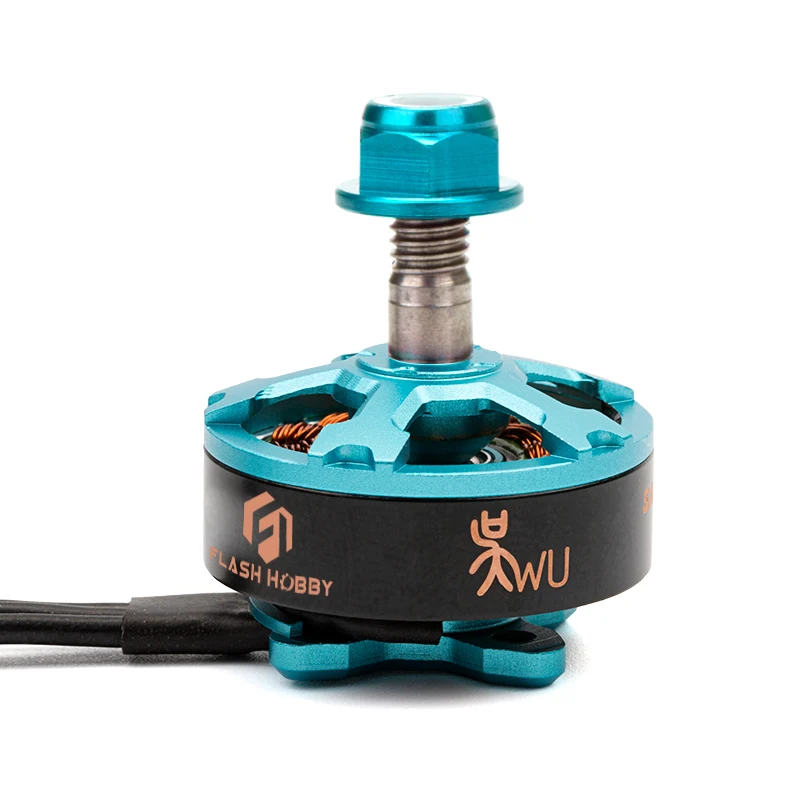 Мотор бесщеточный flashhobby серии Samguk Wu2206 2400KV 2700KV CW 3-4s 16x16 мм монтажное отверстие для
