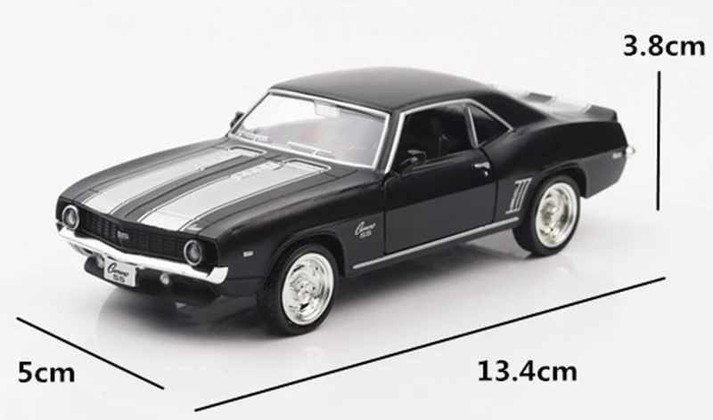 1:36 классический американский автомобиль Chevrolet Kemero коллекция SS 1969 Высококачественная модель автомобиля из эмуляционного сплава