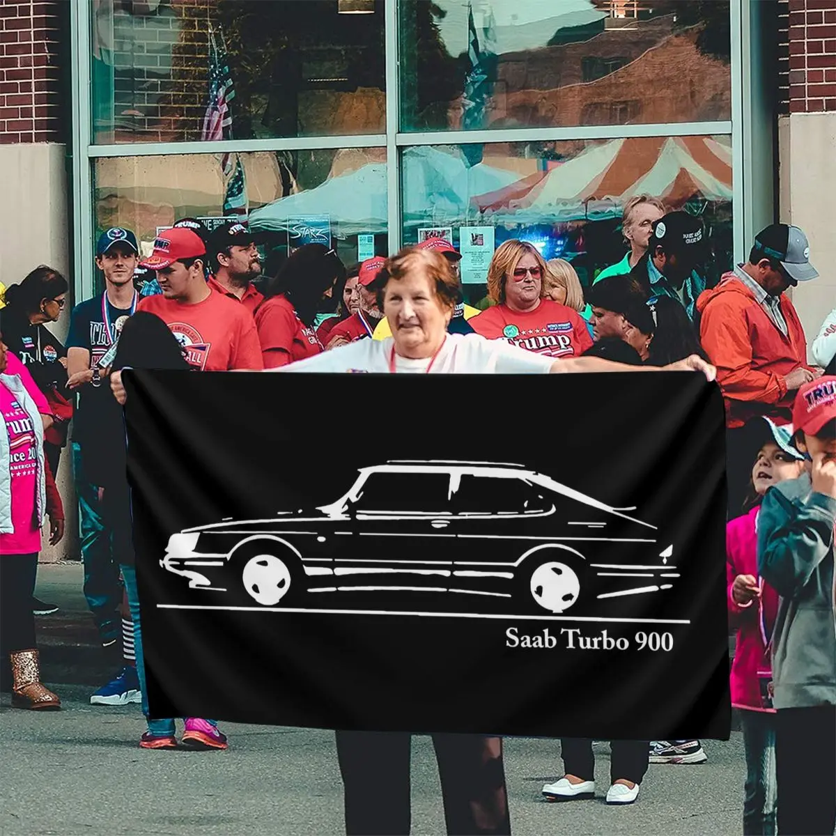 

Saab Turbo 900 Classic Retro Vintage For Him Mens Top S Promotion Vacation Womens Flag 2021