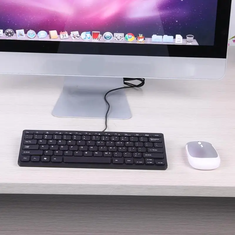 Прочная многофункциональная клавиатура K1000 супер тонкая USB Мини мультимедийная