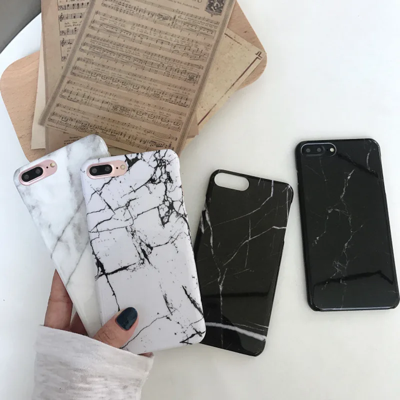 Гладкий минималистичный крутой мраморный Чехол для мобильного телефона iPhone X XS XR