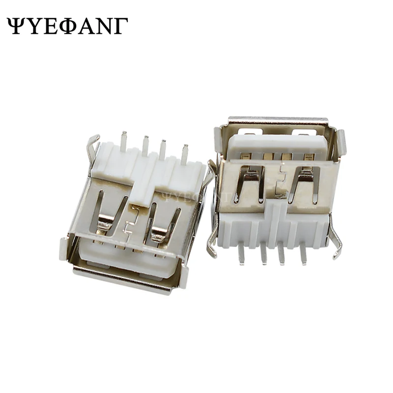 

10 шт., стандартные женские разъемы USB Type A