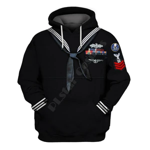 Printed Hoodies Kids Pullover Sweatshirt Tracksuit Jacket T Shirts Boy Girl Funny Navy Sailor Cosplay Costumes Apparel 03