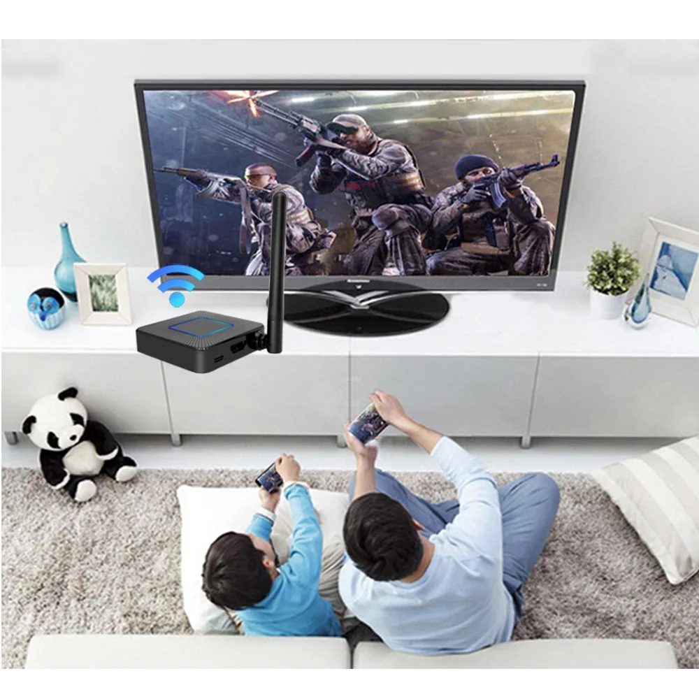 2 4G 5G HDTV AV экран зеркальное телевидение Беспроводной Wi Fi дисплей приемник аудио