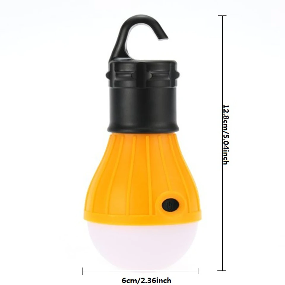 Портативная 3-светодиодная лампа для кемпинга палатки рыболовный фонарь уличный