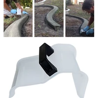 1pc garden concrete trowel with plastic handle lawn grout roads concrete plastering trowel garden landscape path modeling tools