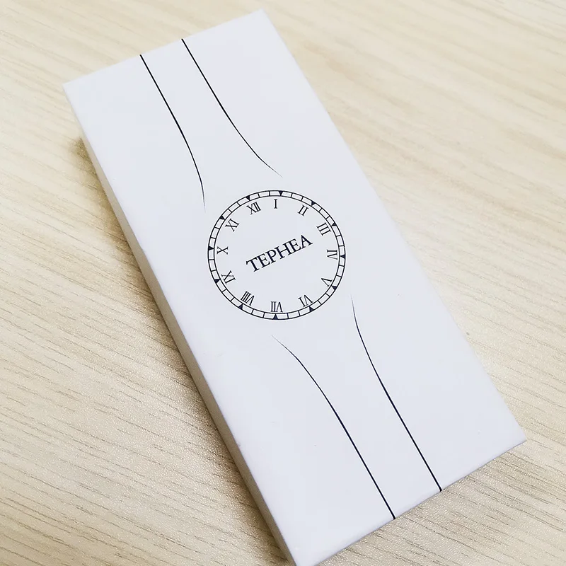 Яркая белая модная прочная коробка для красивых часов браслетов ювелирных