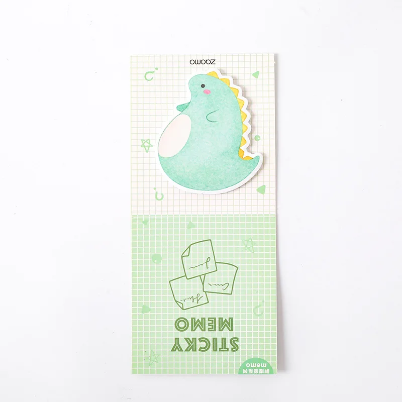 Kawaii Fat Doodle серии кошка персик динозавр N Times Набор стикеров для заметок страница Флаг Закладка Школа Офис Канцелярские Принадлежности - Цвет: 07