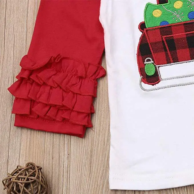 Новое поступление детская красная Рождественская елка с вышивкой изысканные