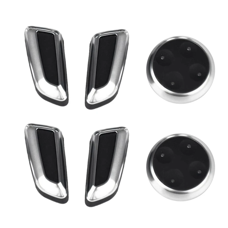 

Car Styling Interior Auto Seat Adjustment Button Switch Cover Trim Decorative for A4 B8 A6 C6 C7 A5 A7 Q5 Q3