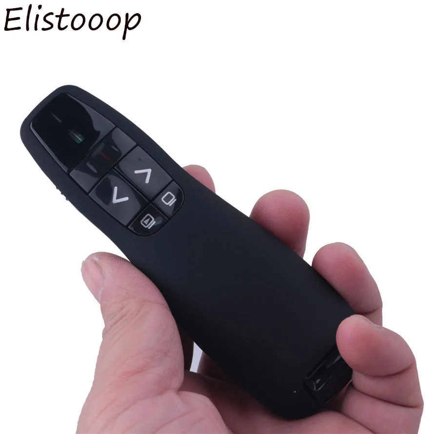 Elistooop USB беспроводной Презентер красная лазерная указка пульт дистанционного
