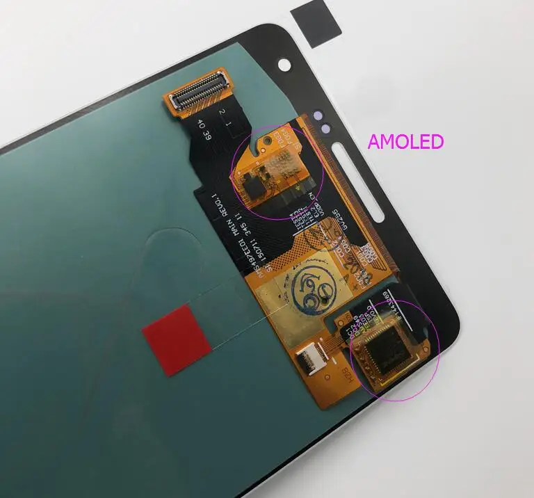 5,0 '' AMOLED ЖК-дисплей сенсорный экран дигитайзер для samsung A5 A500 A500F A500FU A500H A500M можно регулировать яркость