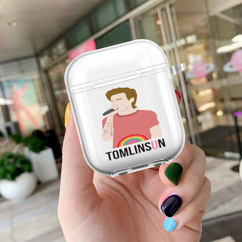 

Clear Soft Silicone Cover Case For Apple Airpods Pro 1 2 3 One Direction Louis Tomlinson Harry Styles Bluetooth Wireless Headset