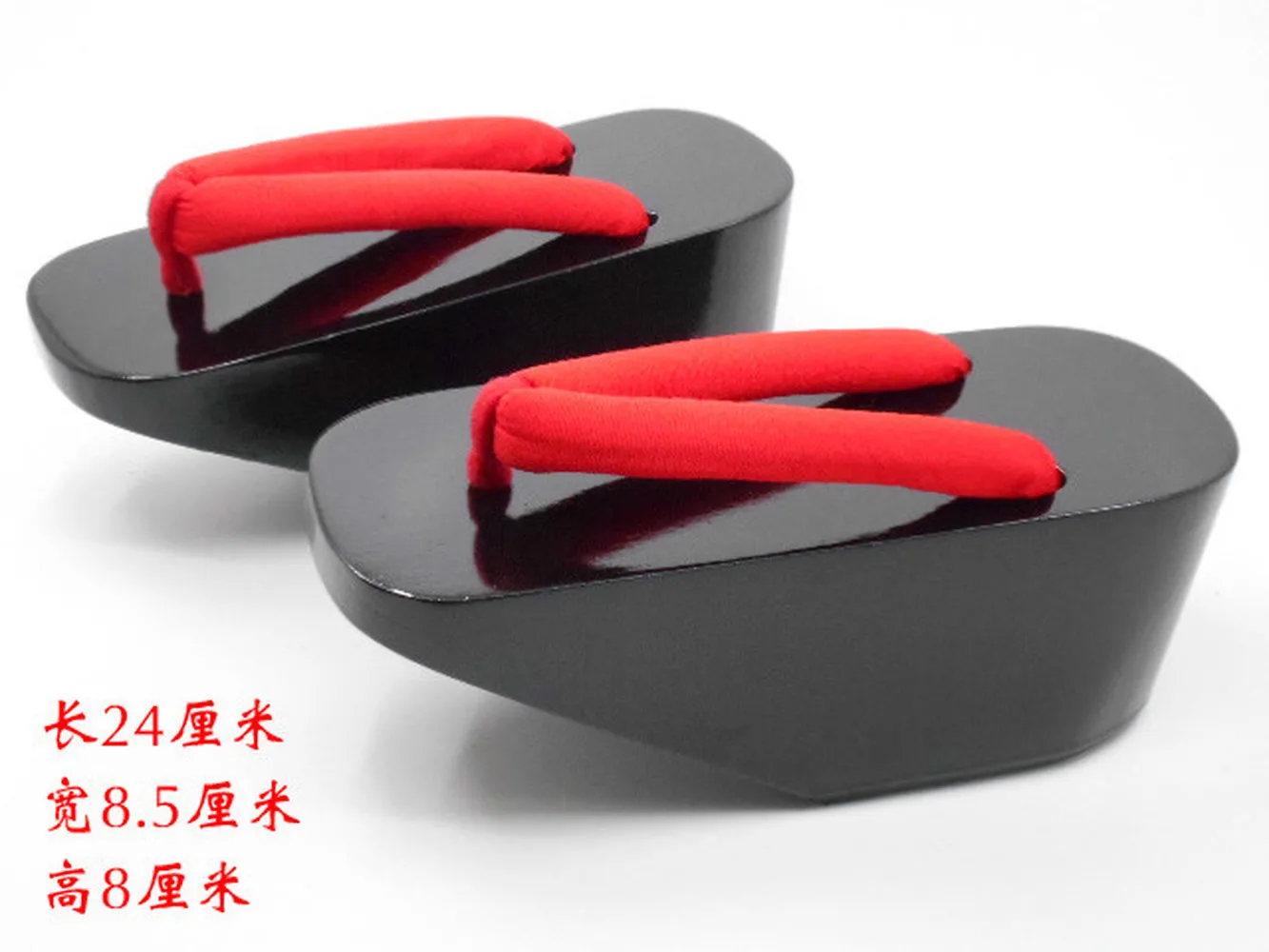 

OLOMLB Womens Japanese Oiran Tayu 3 Leg Koma Geta Clog Flip-flop Cosplay Slipper Shoes Cosplay New 16Styles