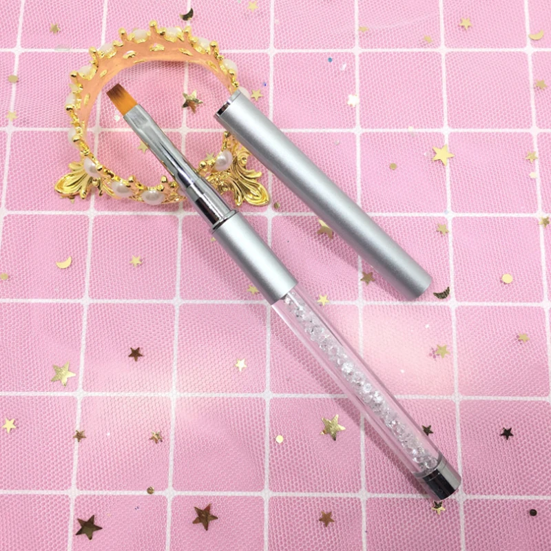 Дизайн ногтей ручка с кисточкой металл акрил резьба по дереву гель УФ Живопись