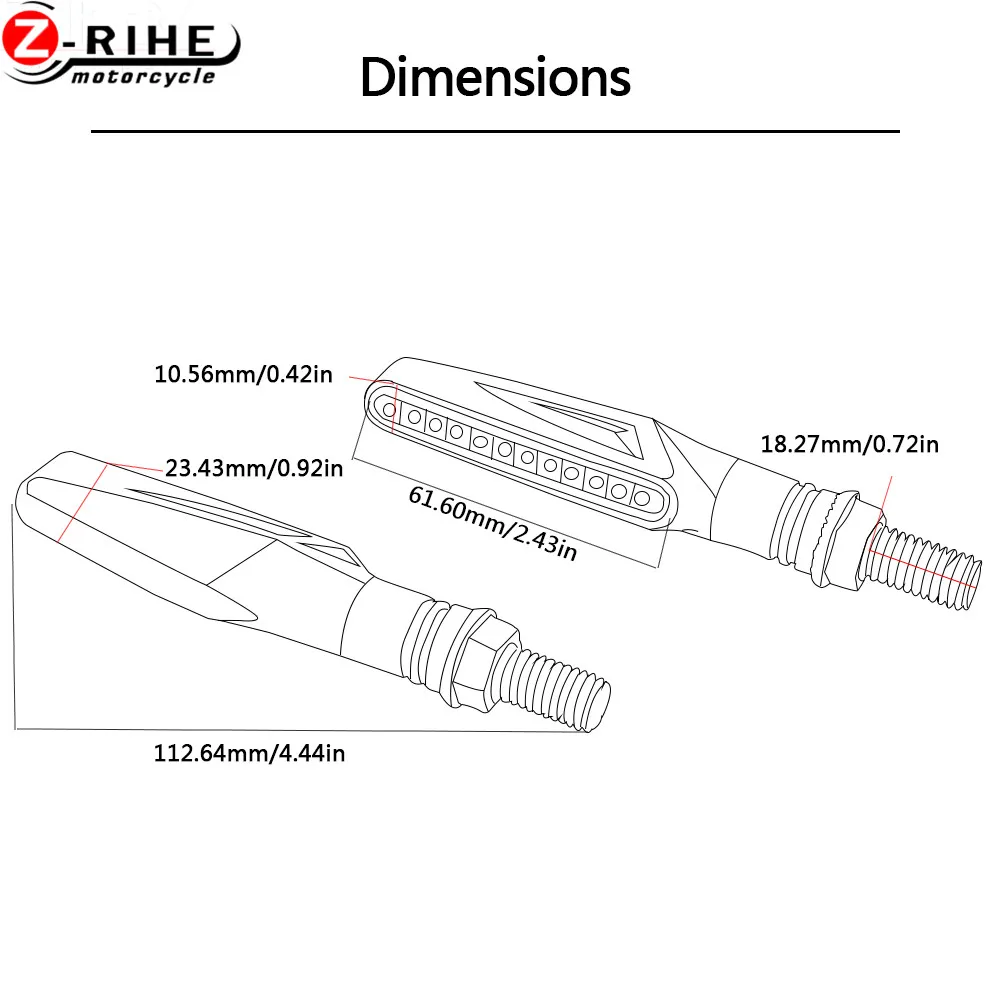 Светодиодный указатель поворота для мотоцикла Honda CB CBR 300 599 600 600F 1000 1000R 1100 650F 12 |