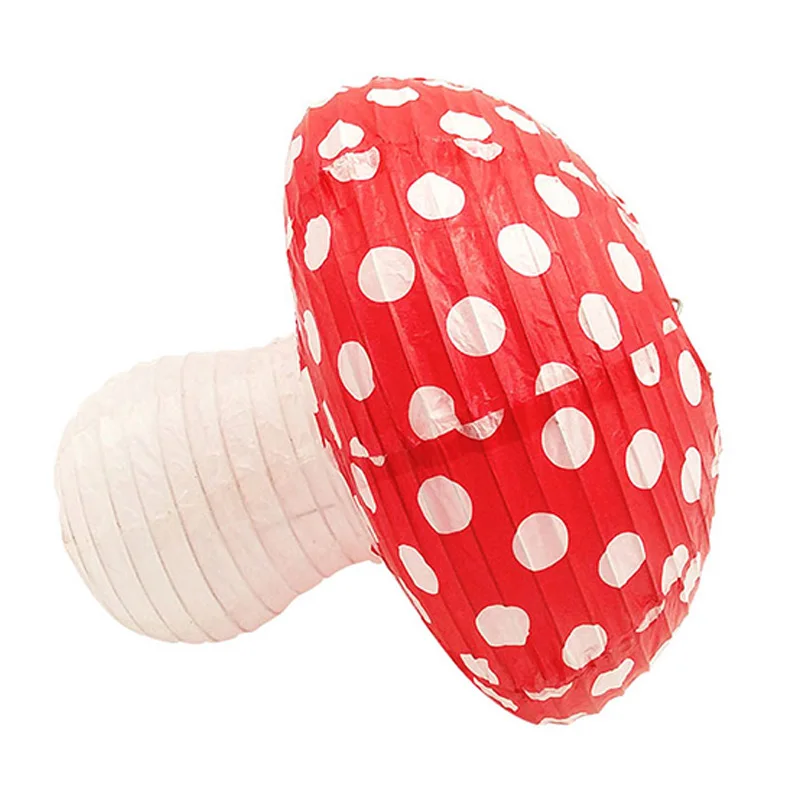 3D Висячие бумажные фонарики в форме гриба для феи вечерние с капюшоном детского