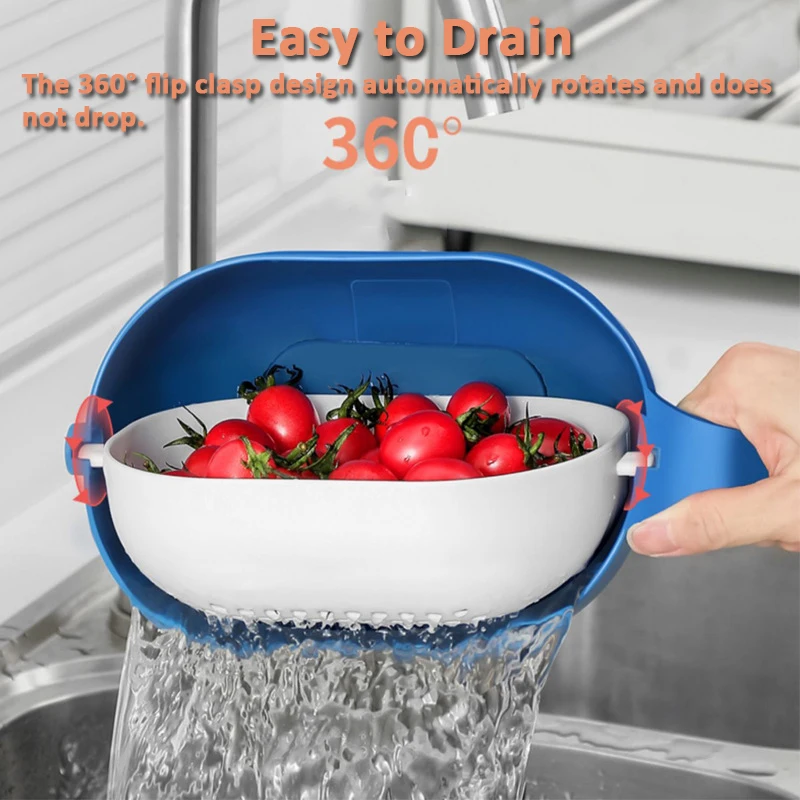 10 шт. вращающийся многофункциональный нож для овощей со сливной корзиной