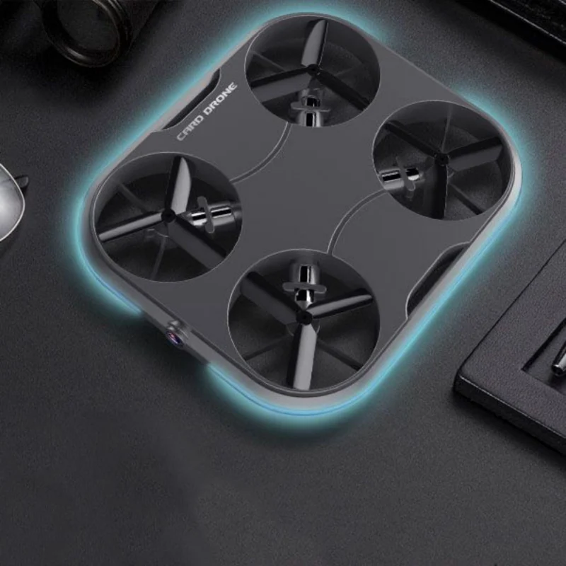 Мини-Карточный Дрон 720P wifi FPV HD камера для селфи аэрофотосъемки оптический поток RC Квадрокоптер детские игрушки с пультом дистанционного управления