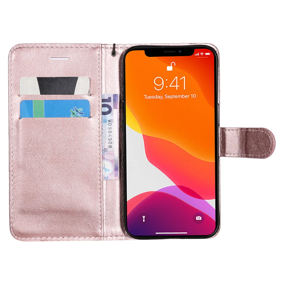 Simple Color Leather Case For Nokia 1.3 2.3 6.2 7.2 2.4 3.4 G20 G10 6.3 X10 X20 C10 C20 Wallet Card Storage PU Leather Capa P06E
