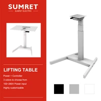 smart electric lifting table desk furniture one foot single leg coffee personal workbench 700 1200mm with app phone control