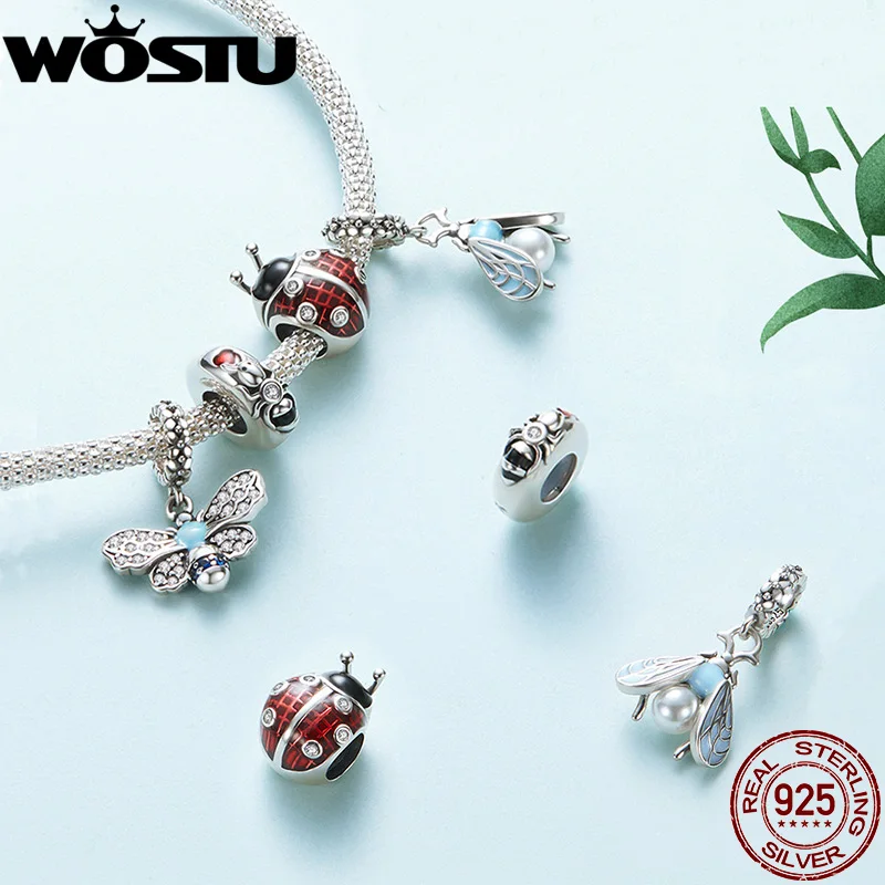 Новое поступление очаровательные женские браслеты из 100% стерлингового серебра