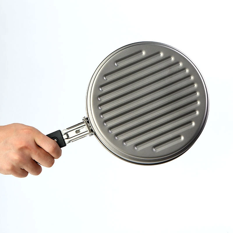 Сверхлегкая титановая сковорода чаша для дома уличная посуда кемпинга пешего