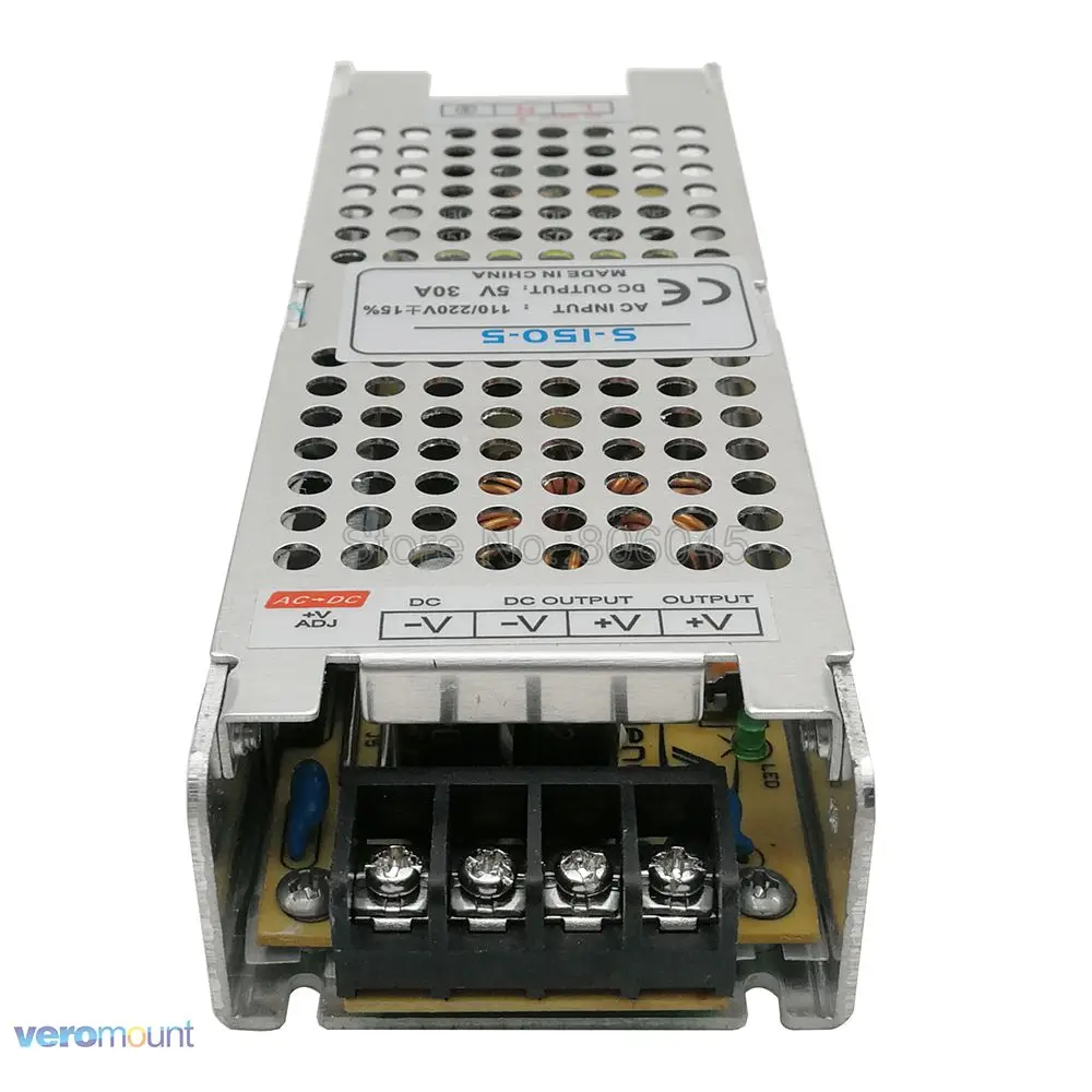 Ультра тонкий переключатель Питание DC 5V трансформаторы AC220V для DC5V 4A 20A 30A 40A 60A светодиодный драйвер преобразователя для Светодиодный полоски