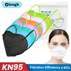 Elough ffp2 маска для лица kn95 mascarillas 5-слойная тушь для лица рты fp2 маски kn 95 ffp2 mascarilla fpp2 homologada espaa